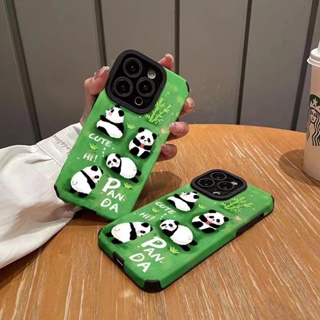 เคสโทรศัพท์มือถือ แบบนิ่ม กันกระแทก ลายแพนด้า สําหรับ Apple Iphone 14promax 13 12 11 7plus 8plus