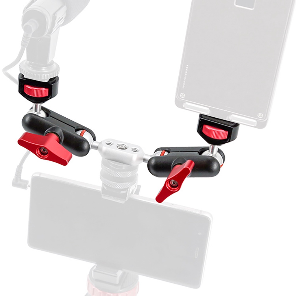 Feichao อะแดปเตอร์ต่อขยายขาตั้งกล้อง 360 องศา สกรู 1/4 นิ้ว สําหรับมอนิเตอร์ กรงไฟ รูปภาพ