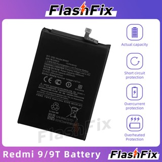 FlashFix For Xiaomi Redmi Note 9 4G  Quality Cell Phone Replacement Battery BN62 6000mAh