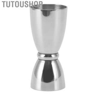 Tutoushop Stainless Steel Bar Jigger Accurate Rustproof Bell Shaped Measuring Cup Bar Tool