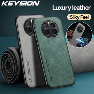 Keysion เคสโทรศัพท์หนัง ซิลิโคน PC กันกระแทก หรูหรา สําหรับ Huawei Mate 50 Pro 40 Pro Mate 20 30 Pro 5G