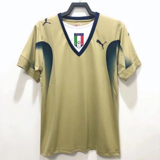 เสื้อกีฬาแขนสั้น ลายทีมชาติฟุตบอล Italy Goalkeeper S-XXL 06 สไตล์วินเทจ แห้งเร็ว สําหรับผู้ชาย