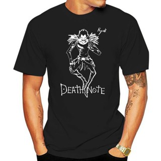 UIGเสื้อยืดผ้าฝ้ายพิมพ์ลายแฟชั่น เสื้อยืดแขนสั้น ผ้าฝ้าย พิมพ์ลายอนิเมะ Death Note ขนาดใหญ่ สําหรับผู้ชาย