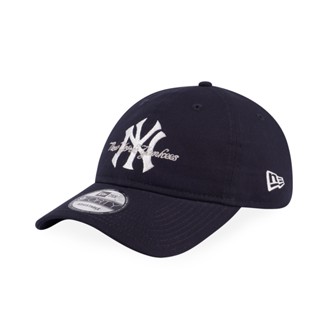 New Era หมวกรุ่น 9FORTY UNSTRUCTED MLB OVERLAP LOGO NEW YORK YANKEES NAVY