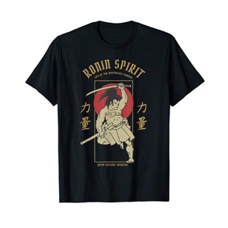 【HOT】เสื้อยืด พิมพ์ลาย Bushido Warrior Fighter Tokyo สไตล์ญี่ปุ่น วินเทจ เรโทร สําหรับผู้ชาย