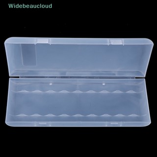 Widebeaucloud กล่องเก็บแบตเตอรี่ สีขาว 10 x18650 สําหรับแบตเตอรี่ 18650 Nice