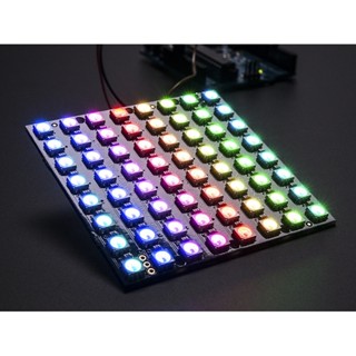 NeoPixels RGB แถบไฟ LED แบบตาราง Matrix สำหรับ Arduino