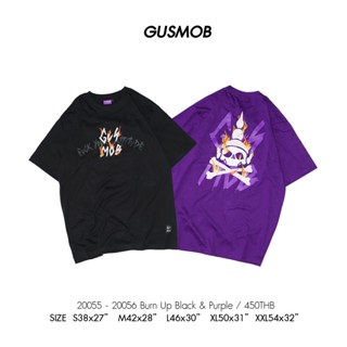 #ถูกสุด GUSMOB เสื้อยืด 20055-20056  BURN UP