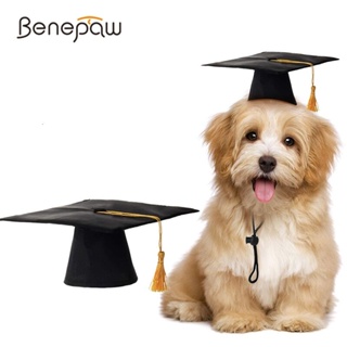 Benepaw หมวกคอสเพลย์ ประดับพู่ สีเหลือง ขนาดเล็ก สําหรับสัตว์เลี้ยง สุนัข