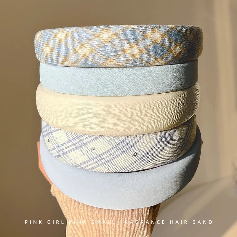 ที่คาดผมฟองน้ํา รูปกะโหลกศีรษะ คุณภาพสูง เข้ากับทุกการแต่งกาย สไตล์เกาหลี สีฟ้า แฟชั่นสําหรับผู้หญิง - รูปที่ 4