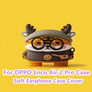 【Trend Front】เคสหูฟัง แบบนิ่ม ลายการ์ตูนฉลาม สําหรับ OPPO Enco Air 2 Pro 2 Pro