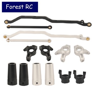 Forestrc 1/10 สลักเลี้ยวโลหะ ด้านหน้า และด้านหลัง พร้อมสกรู สําหรับรถบังคับ Axial Wraith RR10 AR60 AX10