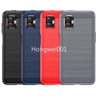 เคสโทรศัพท์ TPU คาร์บอนไฟเบอร์ ไฮบริด กันกระแทก สําหรับ Samsung Galaxy XCover 6 Pro