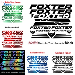 【Anna】FOXTER Carbon Fiber Vinyl Stickers for an Impressive Mountain Biking Look