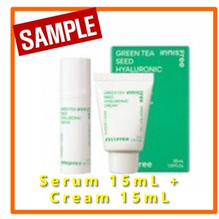 [SAMPLE] Innisfree Green Tea Seed Hyaluronic Duo Kit (เซรั่ม 15 มล. + ครีม 15 มล.) #14