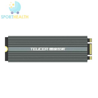 Teucer M2-LD02 ฮีทซิงค์หม้อน้ํา SSD อลูมิเนียมอัลลอย 9 มม. M.2 2280