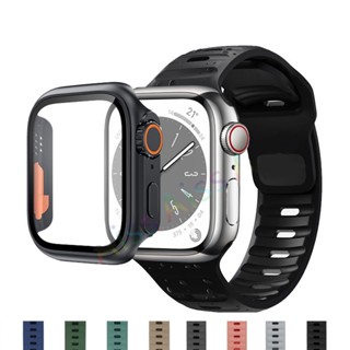 เคส พร้อมสายคล้อง สําหรับ Iwatch Band 45 มม. 44 มม. 41 มม. 40 มม. Iwatch Series 3 4 5 6 Se 7 8