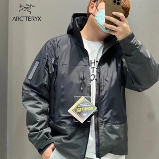 Arcteryx ของแท้ 100% เสื้อแจ็กเก็ต มีฮู้ด กันลม ให้ความอบอุ่น สําหรับผู้ชาย ผู้หญิง