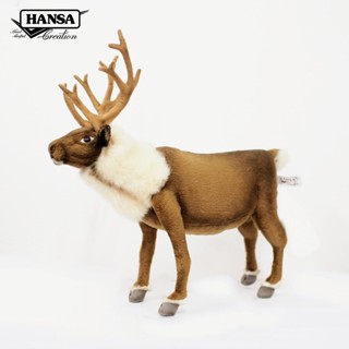 7863 ตุ๊กตากวางเรนเดียร์นอร์ดิก 35 ซม. Nordic Reindeer Hansa Creation