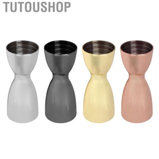 Tutoushop ocktail Double Jigger Stainless Steel  Measuring Cup Bar Bartending Measuring Jigger U Shaped hot sale