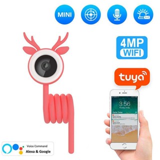 Tuya Smart Life B1 HD กล้องวงจรปิด 4MP IP WiFi ติดตามอัตโนมัติ เพื่อความปลอดภัย สําหรับเด็ก