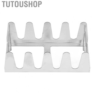 Tutoushop Stainless Steel BBQ Rack Easy To Clean BBQ Multi Grill Rack for Camping