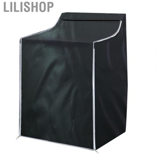 Lilishop Washing Machine Covers  Black Washer Covers Reliable Protective  for Home