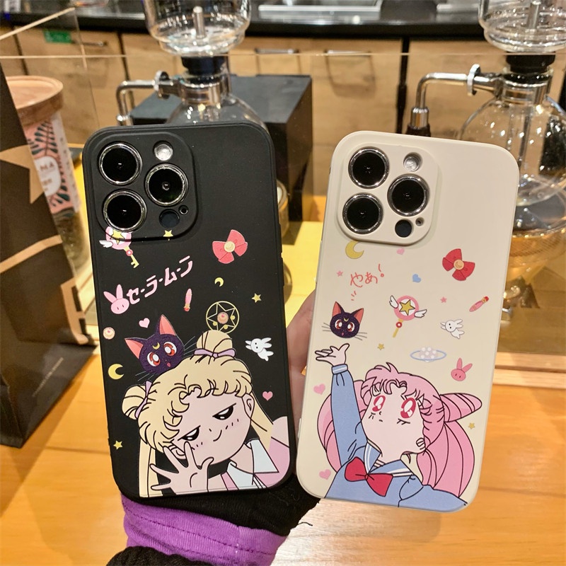 เคสโทรศัพท์มือถือแบบนิ่ม ลายการ์ตูนเซเลอร์มูนน่ารัก สําหรับ OPPO reno 8T 7 2 3 4 5 6 pro 8 Z 2Z 4Z 5