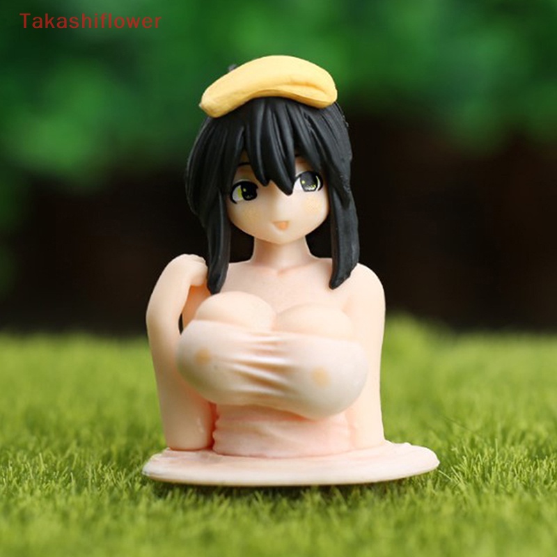 (Takashiflower) 5cm Anime Car Desktop Decoration Doll Chest Shaking Kanako Action Figure Gifts