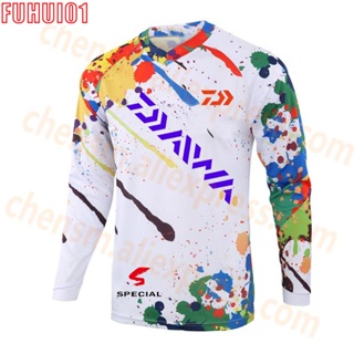 SHIMANO (Fuhui01) Baju Pancing เสื้อตกปลา แขนยาว กันแดด ป้องกันรังสียูวี ระบายอากาศ ไซซ์ XS-3XL