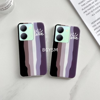 พร้อมส่ง เคสโทรศัพท์มือถือ ซิลิโคนนิ่ม TPU กันกระแทก ลายน่ารัก สําหรับ VIVO Y27 4G 5G Y36 4G 5G Y02t 2023 Y275G