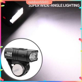 ✤ODL✤  #C หลอดไฟ LED MTB 10W 800LM 6 โหมด ไฟแสดงสถานะไฟหน้าจักรยาน อุปกรณ์ปั่นจักรยาน