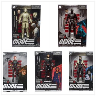 ตุ๊กตาฟิกเกอร์ Gijoe Movie Version Special Forces Snake Eye Origin White Ghost Baroness Scarlett ของเล่นสําหรับเด็ก