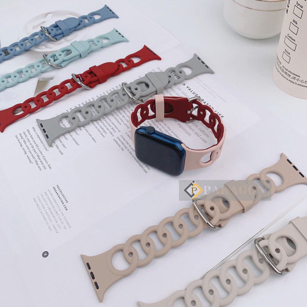 สายนาฬิกาข้อมือซิลิโคน แบบเปลี่ยน สําหรับ Apple watch series 8 7 6 ultra se 49 มม. 45 มม. 44 มม. i watch 5 4 3 2 1 41 มม. 42 มม. 38 มม. 40 มม.