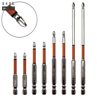 ⭐READY STOCK ⭐Screwdriver Bits Alloy Steel Brown HRC62° PH2 1/4\(6.35mm) Hex 150mm 2 X