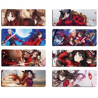 แผ่นรองเมาส์เล่นเกม ลาย Tohsaka Rin ขนาด 800 มม. X 300 มม.