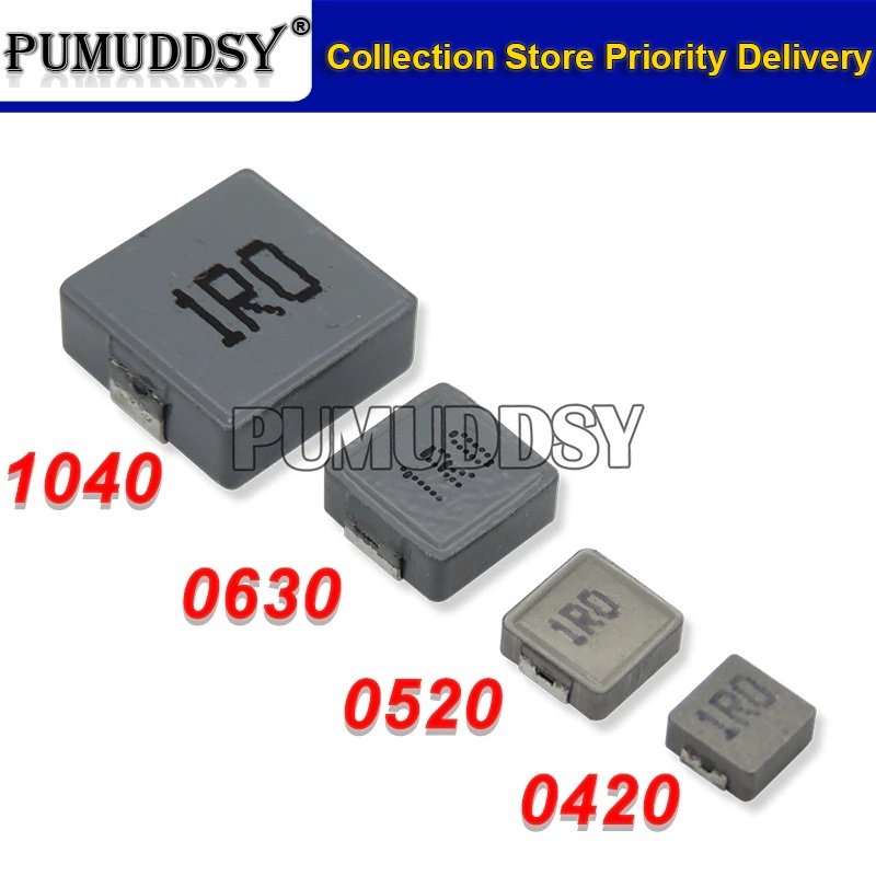 ตัวเหนี่ยวนําพลังงาน SMD 0420 0520 0630 0650 1040 1R0 2R2 6R8 Ibuw 1UH 2.2 3.3 4.7 6.8 10 15 22 33 47 68 UH 100UH 2.2UH 10 ชิ้น
