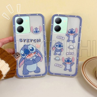 ใหม่ เคสโทรศัพท์มือถือ ซิลิโคนนิ่ม ใส ลายการ์ตูนตัวละครน่ารัก คุณภาพสูง สําหรับ Vivo Y36 Y78 V27 5G Y02t Y02A 2023 Y02t