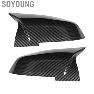 Soyoung Car Exterior Mirror Housing  Durable And Rust Proof 2Pcs Side Door Mirror Cover  for Touring 2012‑2018 for 3 Series F30 F31 320I 328I 330I 335I