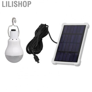 Lilishop Solar Bulb Light ABS And PC 150LM White Light Solar Camping Lamp For Fishi H