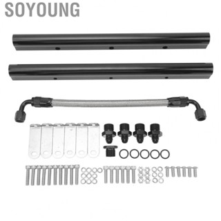 Soyoung EFI Fuel Rails Set Intake Aluminium Alloy Intake Manifolds Fuel Rails Kit for Chevrolet LS LS1 LS2 LS3 LS6 LSX Engine New