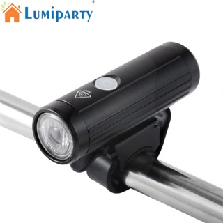 Lumiparty ไฟหน้า Led 350 Lumens 5 โหมด ชาร์จ Usb สําหรับจักรยานเสือภูเขา