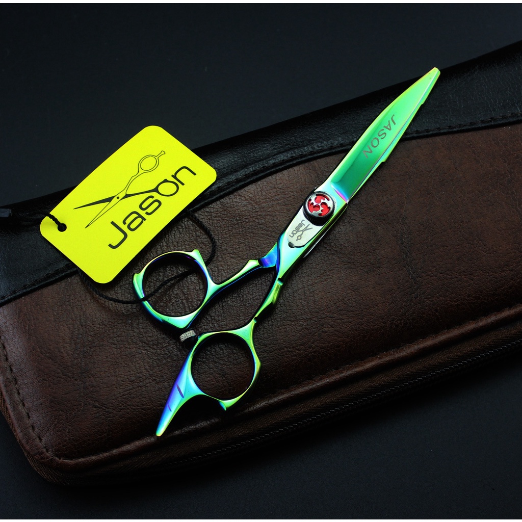 Jason (JASON) กรรไกรตัดผม สีเขียว 5.5 นิ้ว HC-01
