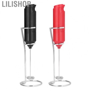 Lilishop Handheld Mini Drink Mixer  Electric Handheld  Frother Easy To Clean with Metal Base for Kitchens