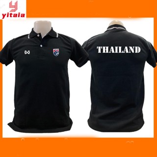 เสื้อโปโล ทีมชาติไทย ฟุตบอล คอปก หนานุ่ม เหมาะสําหรับ ev