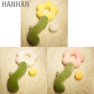 Hanhan Long Throw Pillow Soft Cute Flower Shape 70cm Sleep Hugging  Pillow for Bedroom