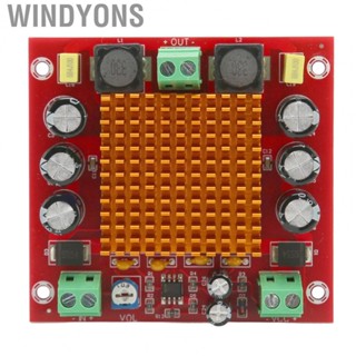 Windyons Power Amplifier Board  12‑26V Channel Power Amplifier Board Single Channel 150W Clear Stereo   for DIY Speakers