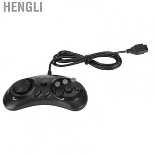 Hengli Gamepad Controller  Classic Portable Gamepad Comfortable Hand Feel 9 Pin 16Bit Compact  for Game Playing