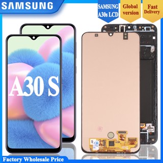 อะไหล่หน้าจอดิจิทัล LCD 6.4 นิ้ว ของแท้ 100% สําหรับ Samsung Galaxy A30s A307F A307 A307FN