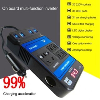 ⚡READYSTOCK⚡Power Inverter DC12V 24V To DC110V/220V LED Display Overcurrent Protection